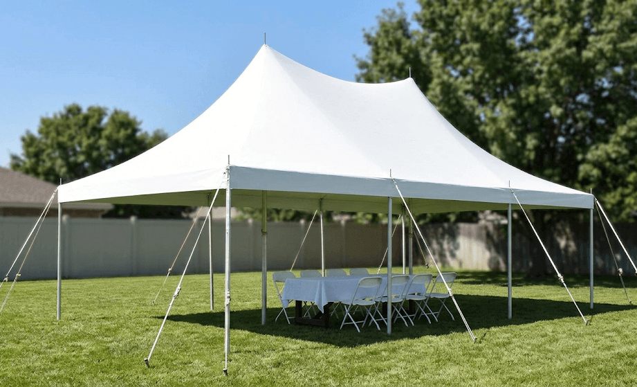 10x20 Pole Tent The Compact Solution